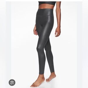 Athleta Ultra high rise elation legging in Black Shimmer